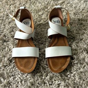 White Kitten Heel Wedges